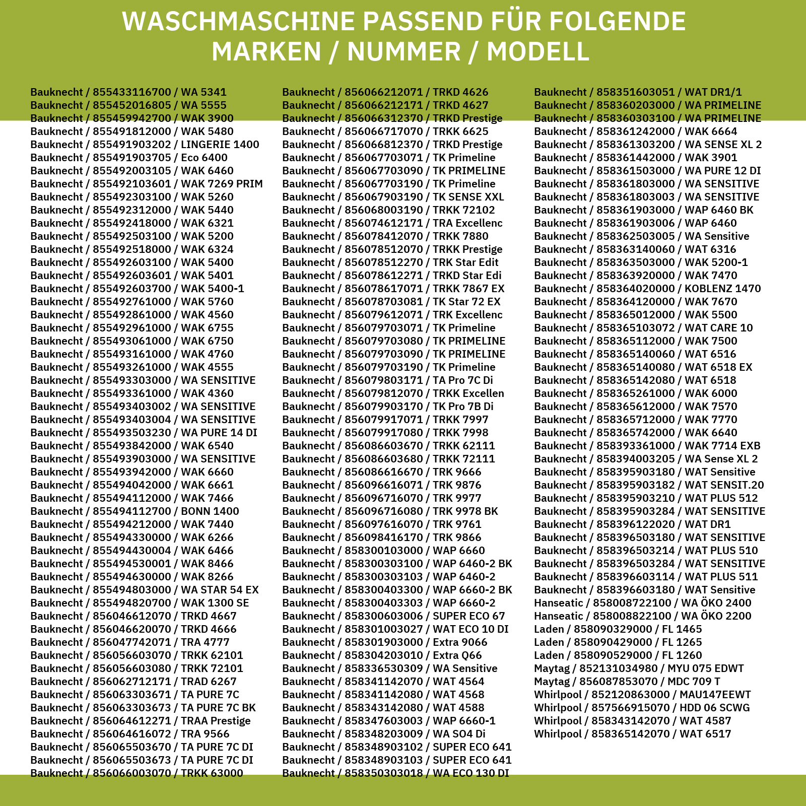Knebel Bauknecht 481241458321 für Programmwahl Waschmaschine und Trockner