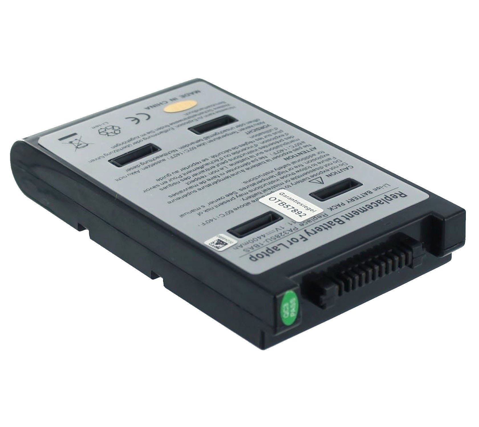 Akku kompatibel mit Toshiba PA3285U-3BRS 10,00 Volt 4400 mAh 44,00 Wh Li-Ion Akku