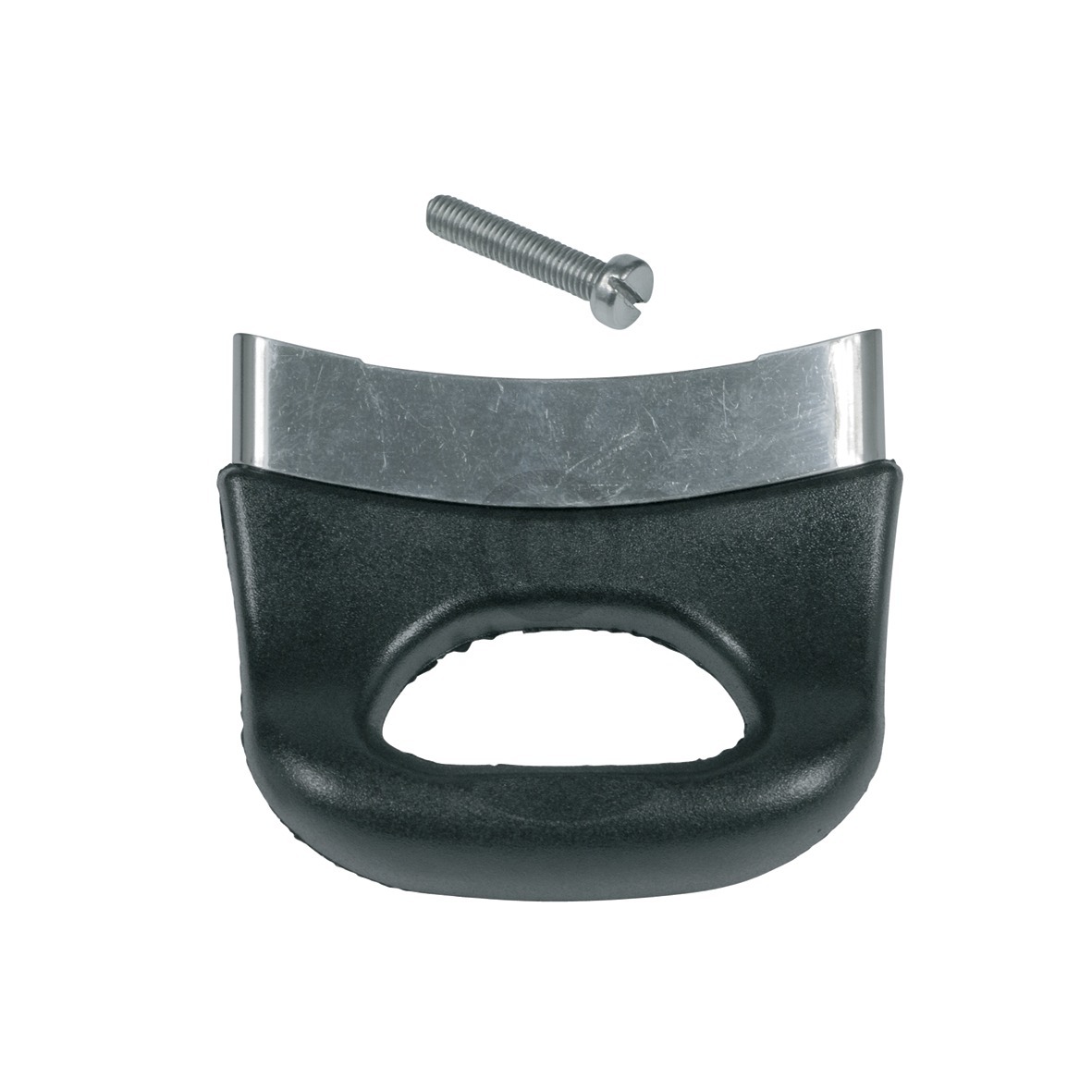 Kochtopfgriff universal kompatibel mit schwarz silbern 77x70x45mm für Kochtopf Schnellkochtopf