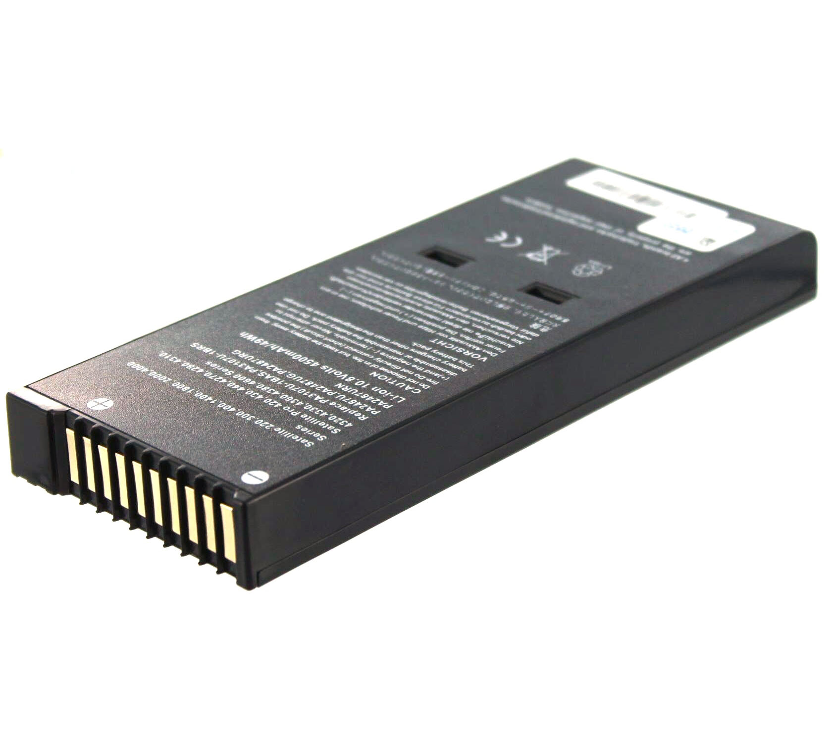 Akku kompatibel mit Toshiba PA3107U-1BRS 10,00 Volt 4400 mAh 44,00 Wh Li-Ion Akku