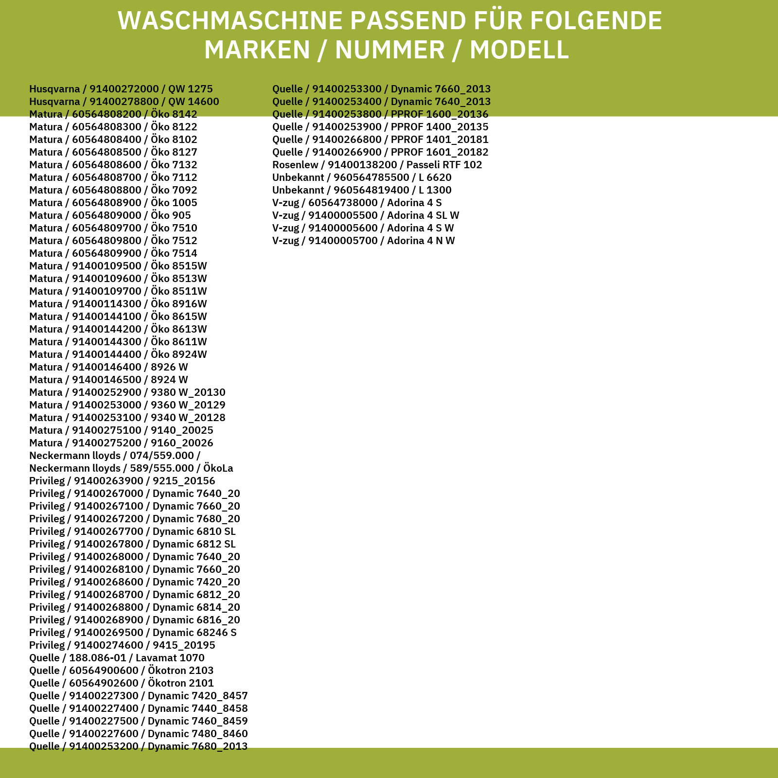 Flusensiebeinsatz Waschmaschine wie Electrolux 400601655/6