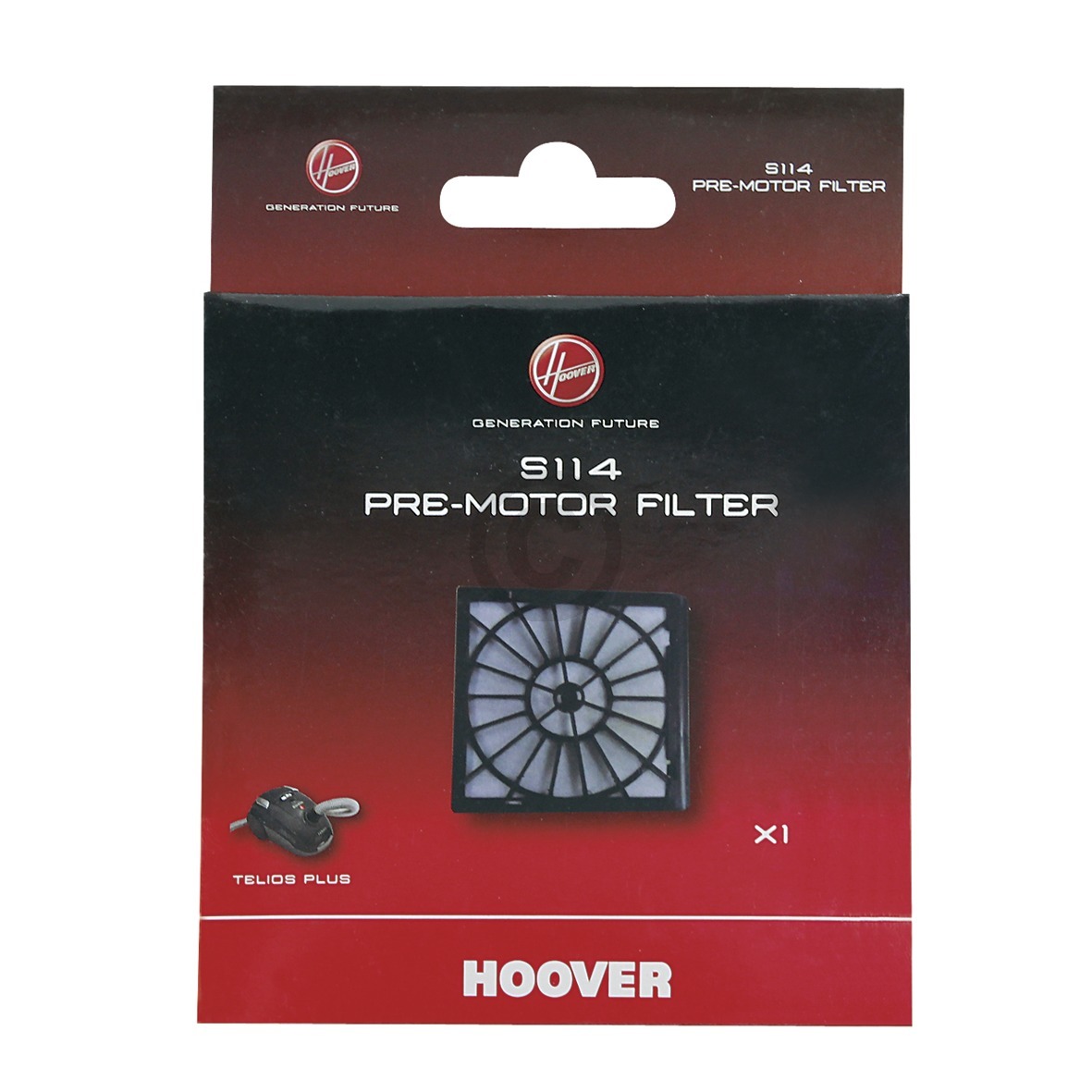 Filter Motorschutzfilter Kassette Hoover S114 35601288 für Staubsauger