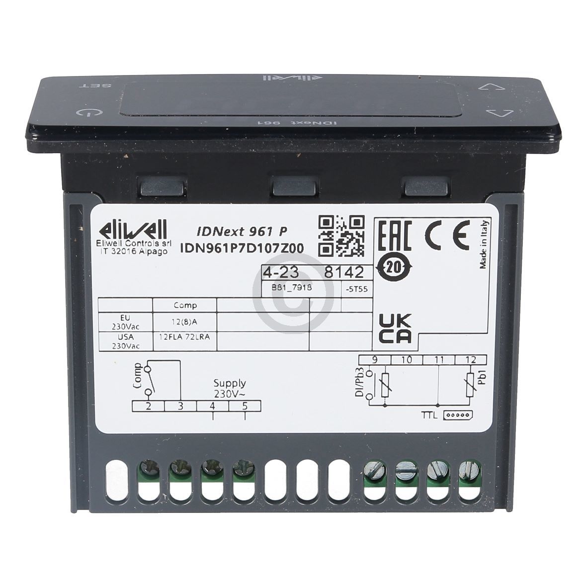 Elektronischer Temperaturregler eliwell IDNext961 HC 230V für Kühltheke