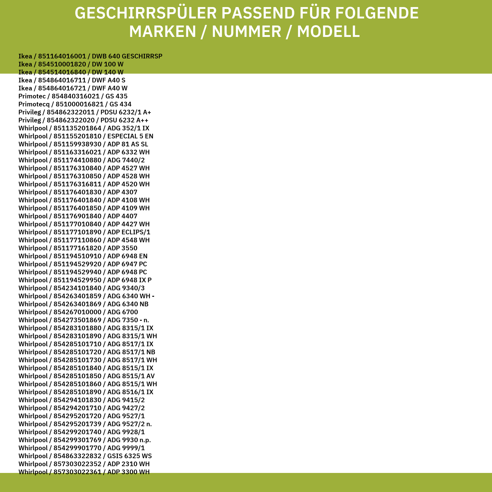Heizelement Bauknecht 481010518499 Durchlauferhitzerkit 2040W 230V für Geschirrspüler
