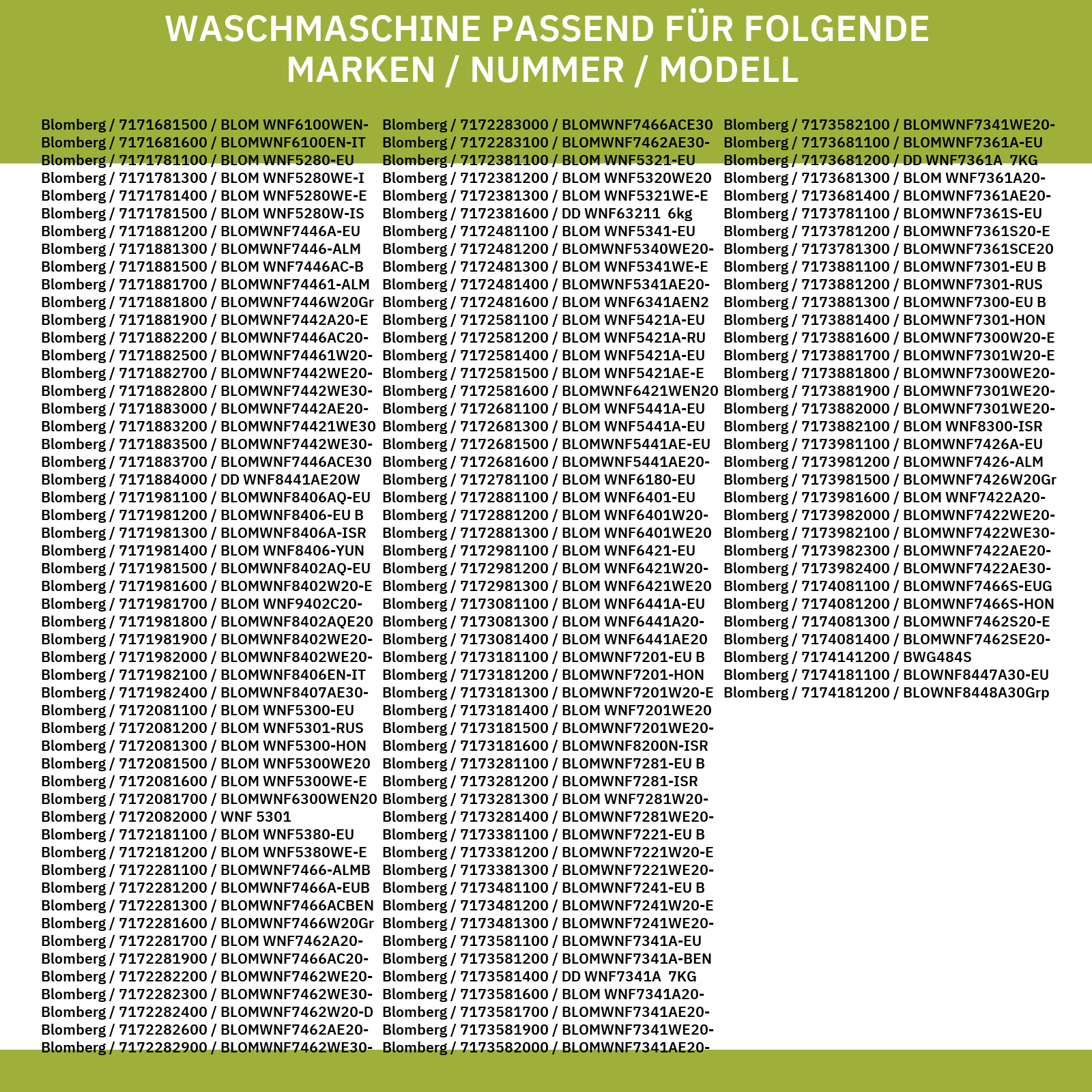 Flusensiebeinsatz beko 2872700100 für Ablaufpumpe Waschmaschine