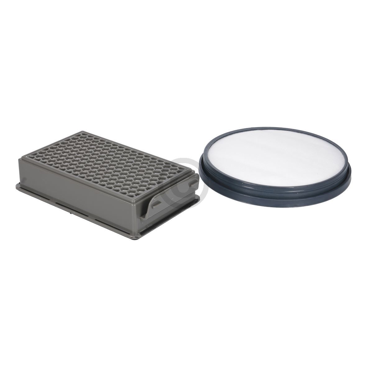 Filterset wie Rowenta ZR-005901 Abluftfilterkassette Lamellenfilter + Rundfilter für Bodenstaubsauger