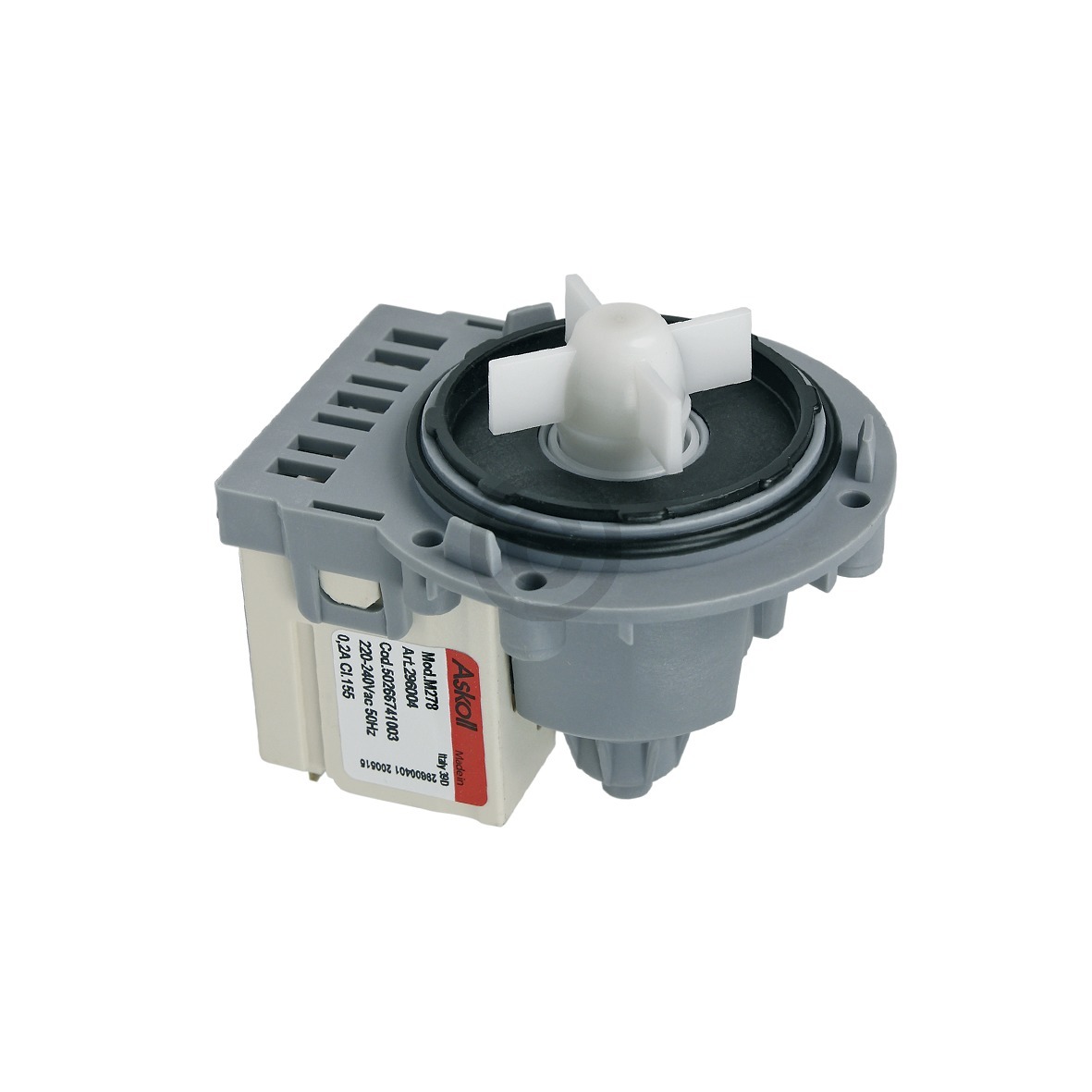 Ablaufpumpe Electrolux 5026674100/3 Pumpenmotor Askoll Universal für Waschmaschine