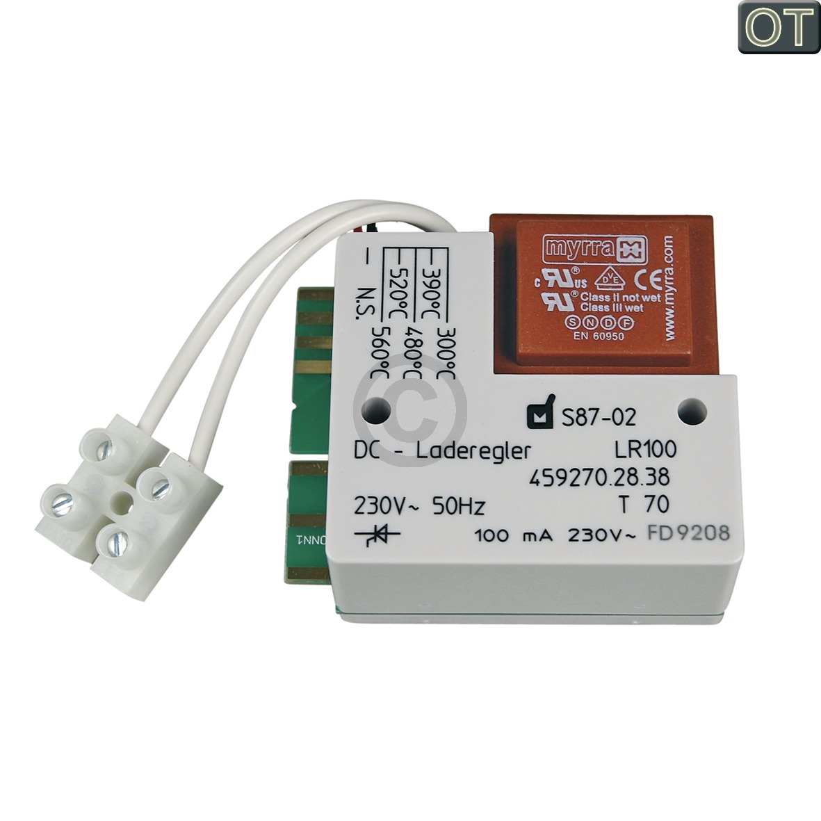 Aufladeregler elektronisch DIMPLEX 338840 LR100 für Heizgerät Nachtspeicher