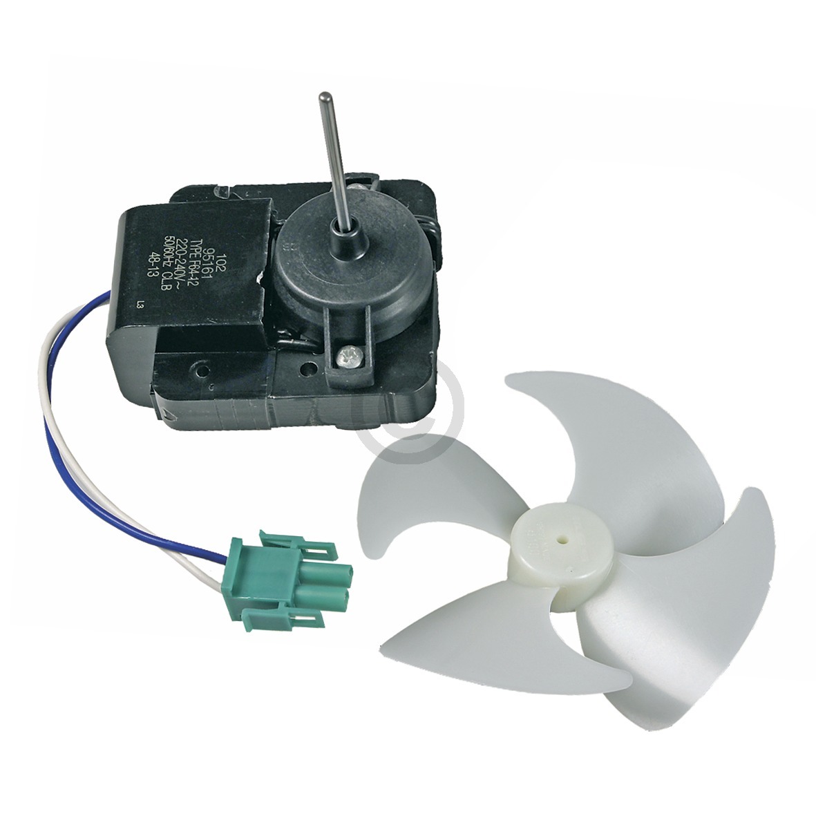 Ventilator kompatibel mit LIEBHERR 6118102 F64-12 mit Flügel für Gefrierschrank