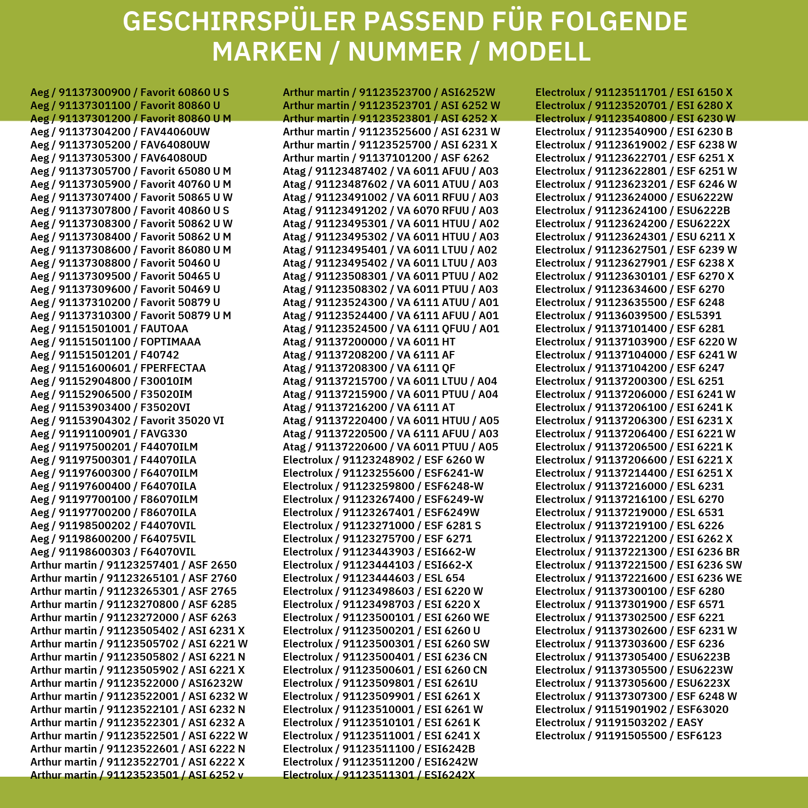 Verbindungsschlauch AEG 111845510/2 für Geschirrspüler