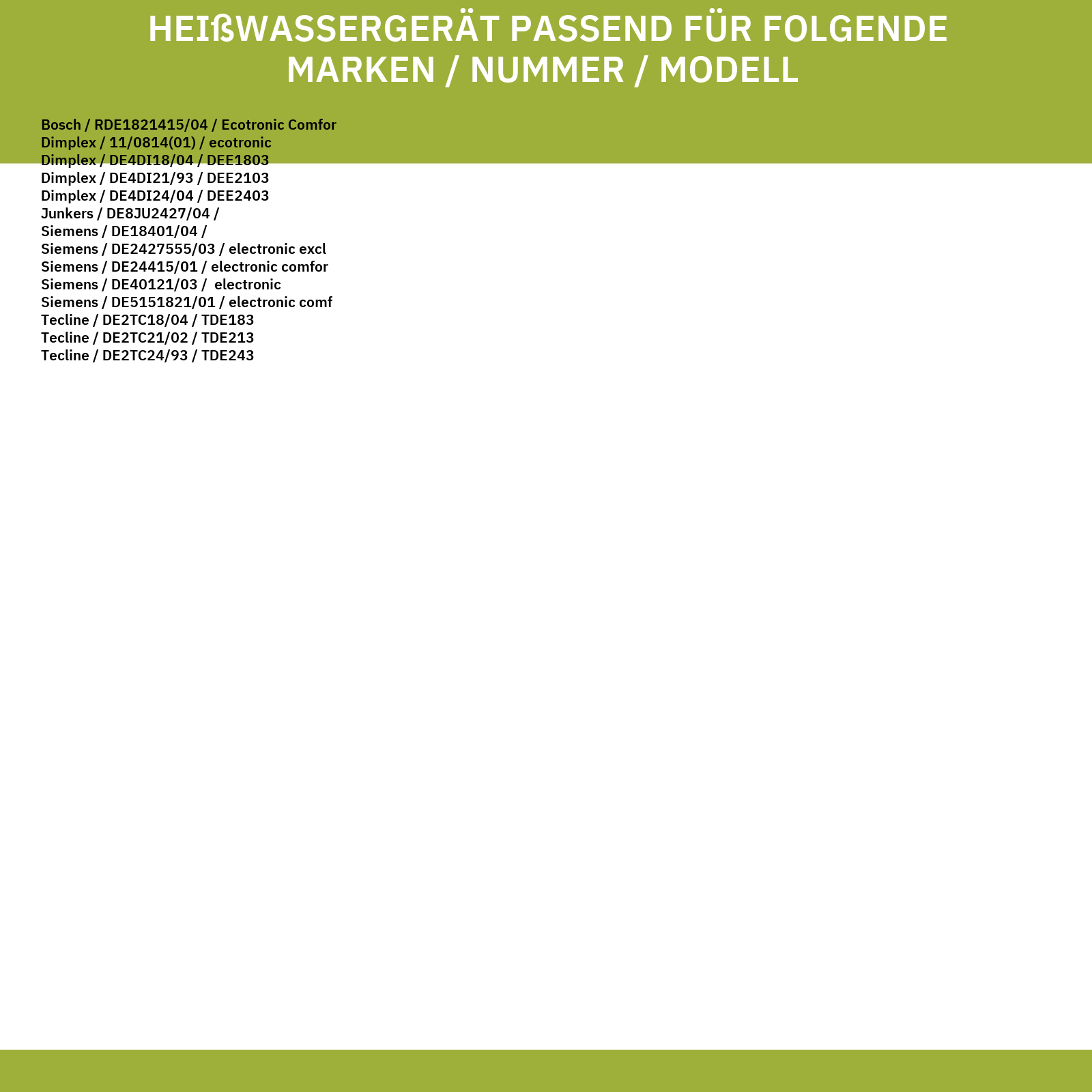 Auslaufrohr SIEMENS 00614644 für Heizelement Heizung Heißwassergerät Durchlauferhitzer