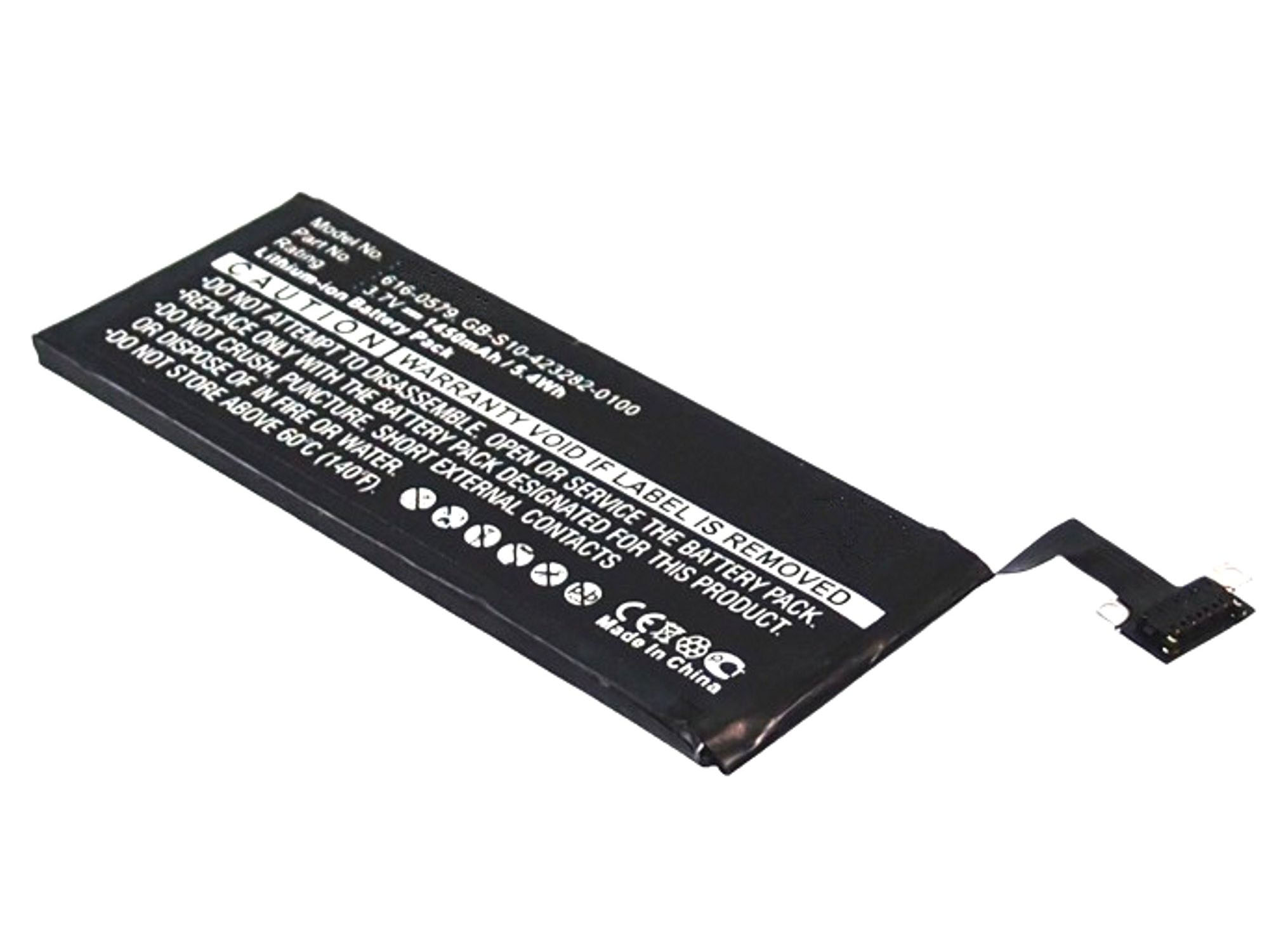 Akku kompatibel mit Apple iPhone 4S MD239D/A 3,00 Volt 1350 mAh 4,05 Wh Li-Ion Akku