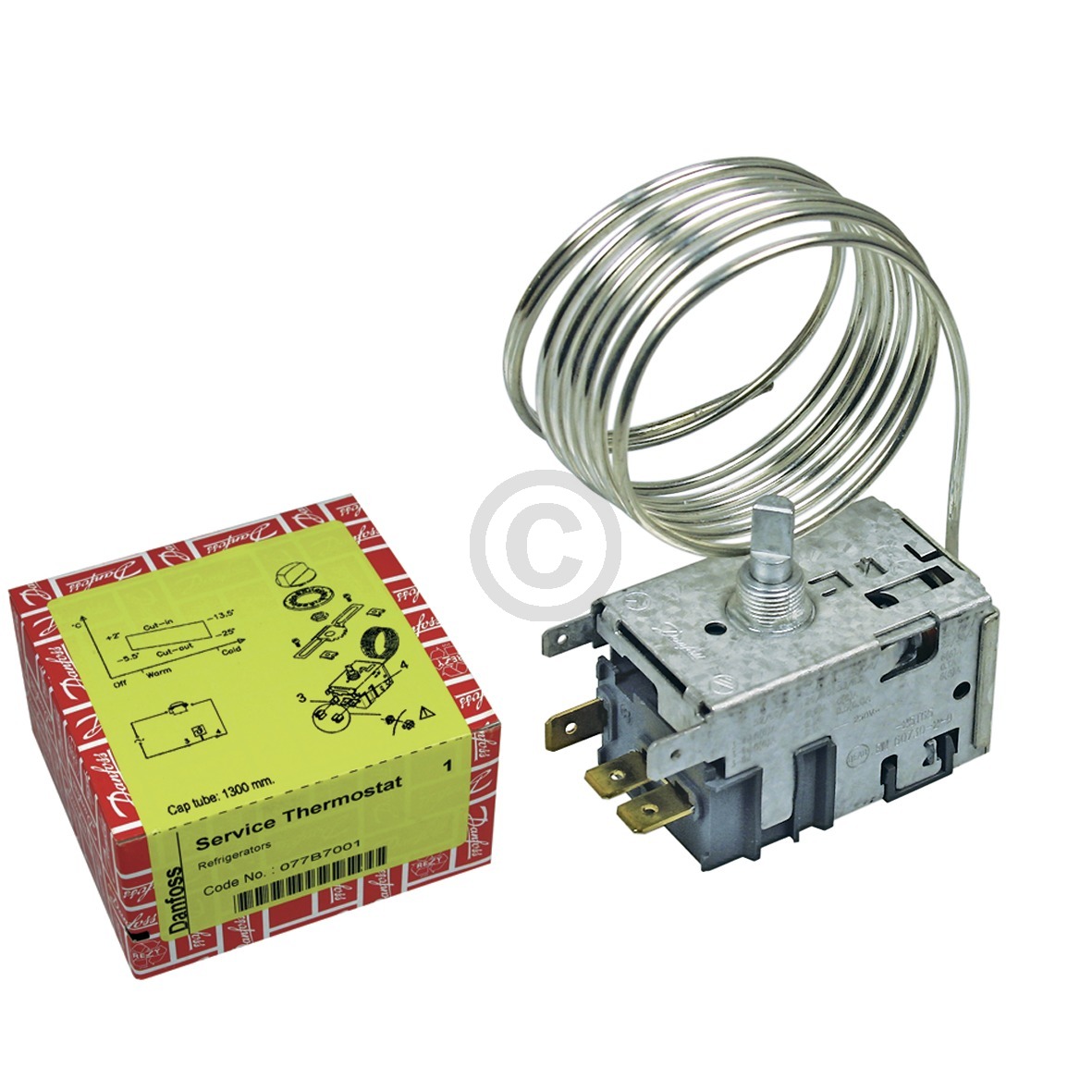 Thermostat Danfoss Nr.1 077B7001 Universal für Kühlschrank mit normaler Funktion