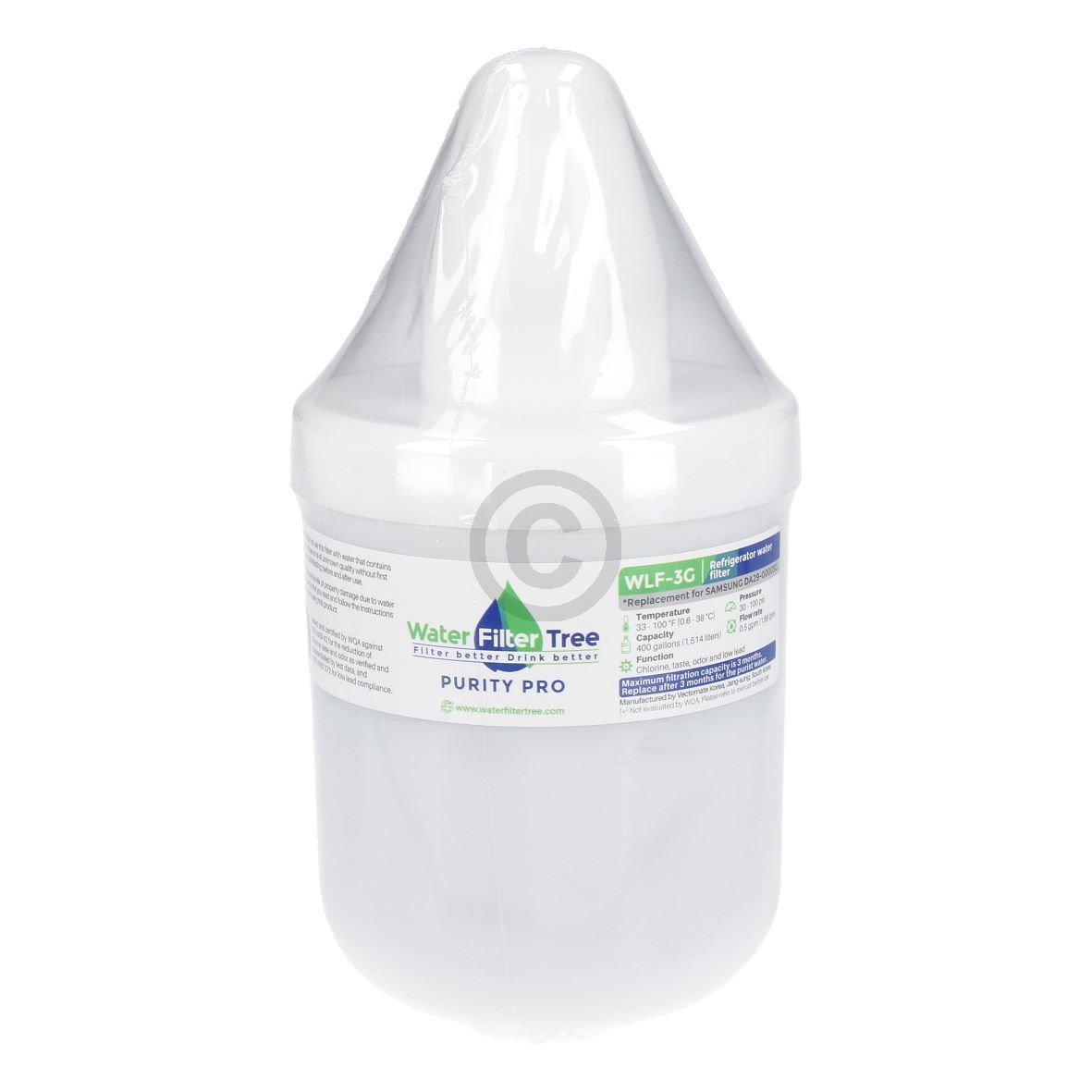 Wasserfilter intern wie SAMSUNG DA29-00003 für KühlGefrierKombination SideBySide