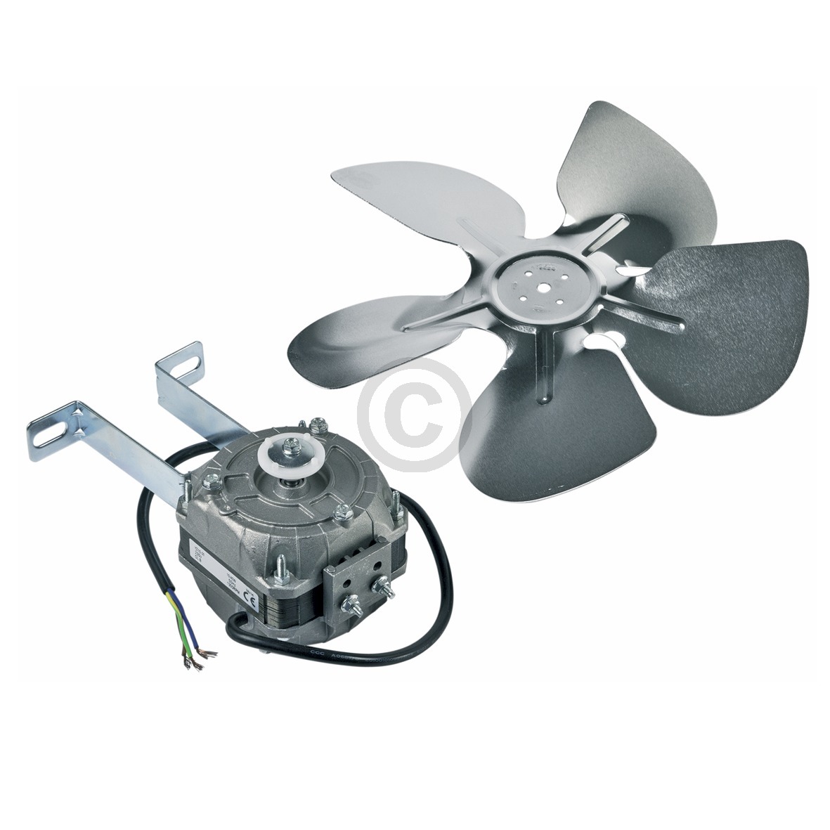 Ventilator Universal 10 Watt 230 Volt mit Haltebügel Flügel für Kühlschrank